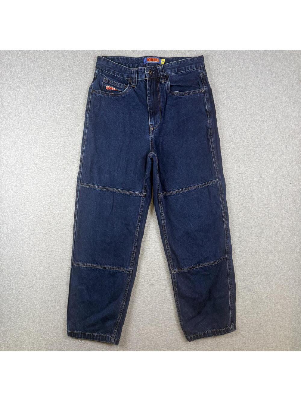 Vintage Y2K Empyre Men's Size 28 Grunge Skater Baggy Blue Jeans